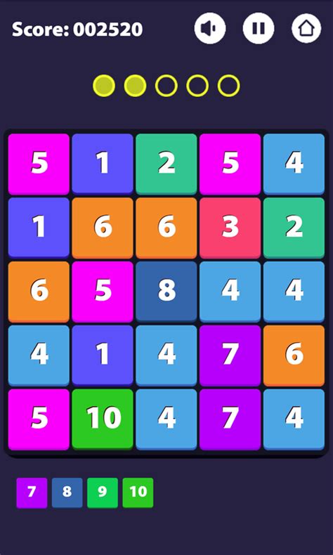 🕹️ Play Merge Number Game: Free Online Match 3 Number Merging Puzzle ...