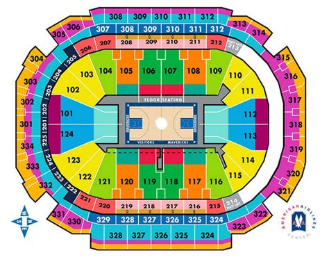 Dallas Mavericks Seating Chart | American Airlines Center | TickPick