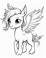 Pegasus Coloring Pages  Free Printable sketch template