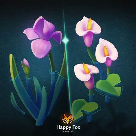 ArtStation - Flower game assets