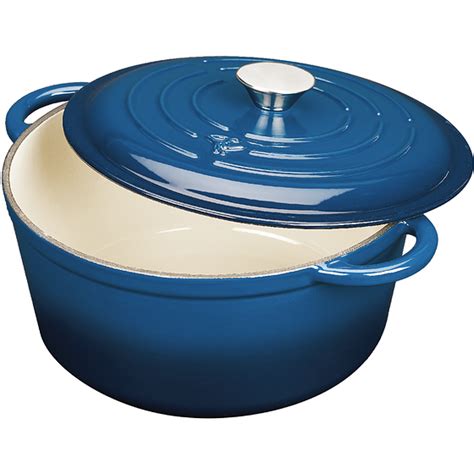 PC Enameled Cast Iron Dutch Oven 5 Quart, Blue | PC.ca