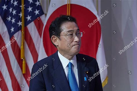 Prime Minister Japan Fumio Kishida Reacts Editorial Stock Photo - Stock ...