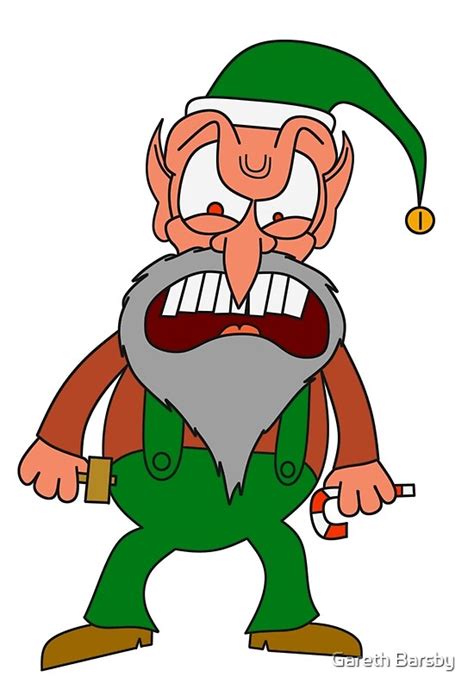 "Angry Elf" by Gareth Barsby | Redbubble