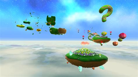 File:SMG Screenshot Gusty Garden Galaxy (Bunnies in the Wind).png - Super Mario Wiki, the Mario ...