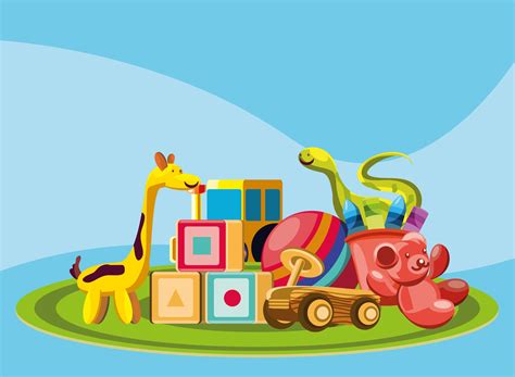 kids toys cartoon 2593420 Vector Art at Vecteezy