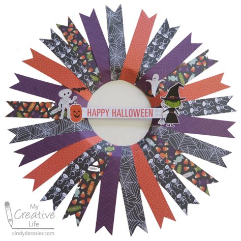 Paper Plate Halloween Wreath | Fun Family Crafts