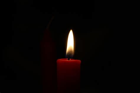 Online crop | red candle, candles, black background HD wallpaper ...