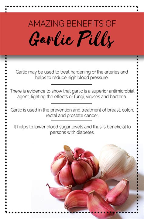 The Benefits Of Garlic Pills - health benefits