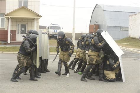 Training of Russian Police. Special Forces. SWAT Editorial Stock Photo ...