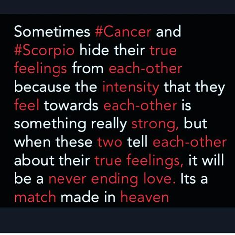 #scorpiocancer ♏♋ | Cancer zodiac facts, Scorpio love, Cancer quotes zodiac