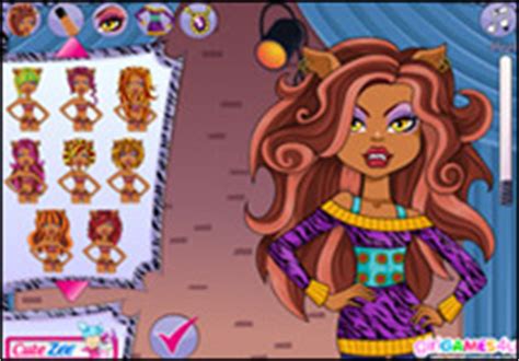 Juegos de Vestir a Clawdeen Wolf - Juegos Monster High