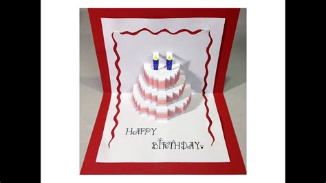 Happy Birthday Pop Up Card Free Template - Cardtemplate.my.id