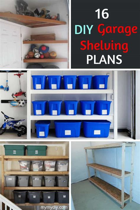 16+ Practical DIY Garage Shelving Ideas [Plan List] - MyMyDIY | Inspiring DIY Projects | Garage ...