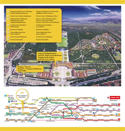 Schonbrunn Gardens Map | Fasci Garden