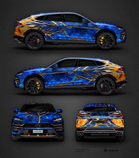 Lamborghini Urus - Liquid Gold design | WrapStyle