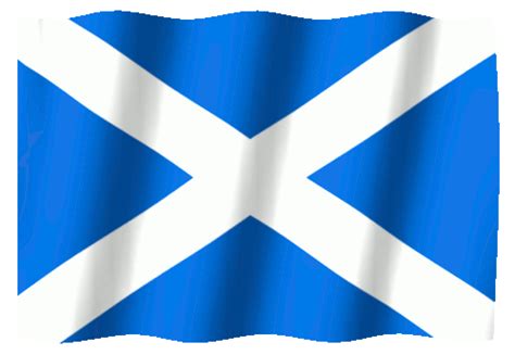 Scottish Flag Waving