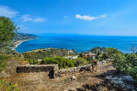 The Beach At Taormina Free Stock Photo - Public Domain Pictures