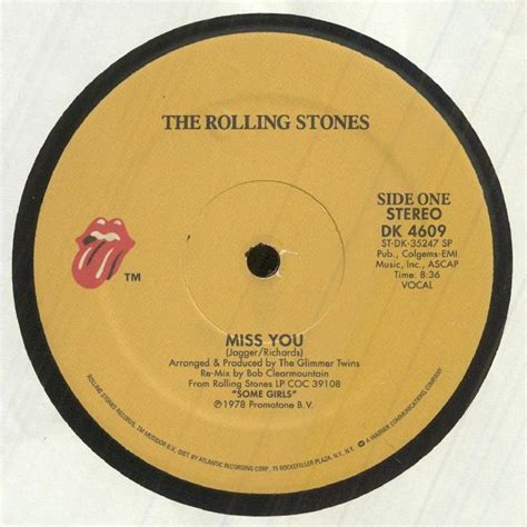 The ROLLING STONES Miss You vinyl at Juno Records.