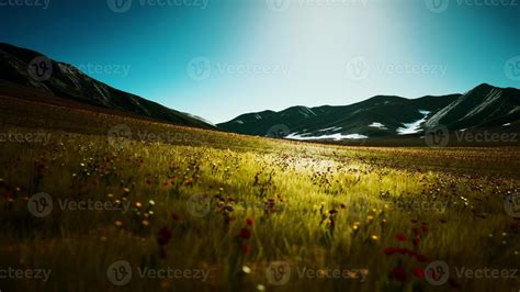 panoramic view of alpine mountain landscape in the Alps 5605001 Stock ...