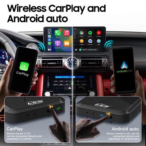 Wireless CarPlay Android Auto Adapter,Factory Wired Convert Wireless ...