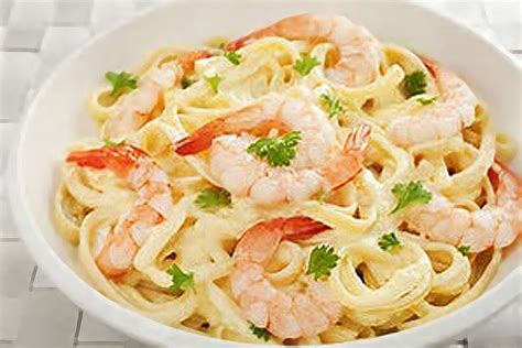 Low Sodium Pasta & Shrimp Alfredo for 2 - Skip The Salt - Low Sodium Recipes