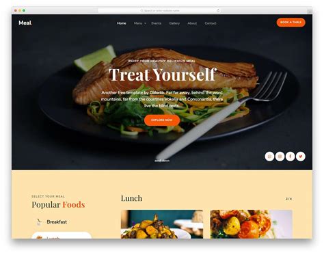 Resturant Website Template