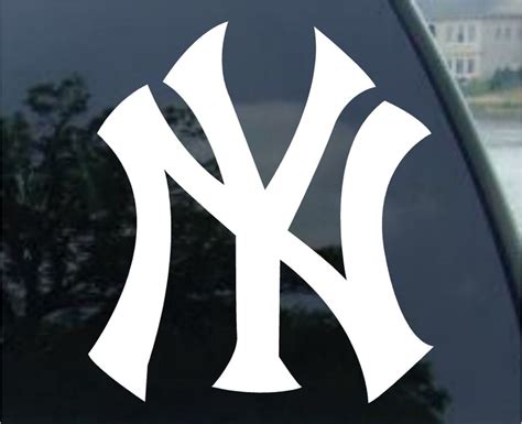 NEW YORK YANKEES Vinyl decal Car window Bumper mirror | Etsy