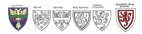 Arthurian Heraldry Clipart