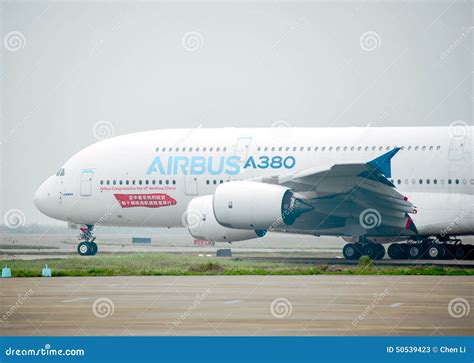 A380 Aircraft editorial stock photo. Image of ground - 50539423