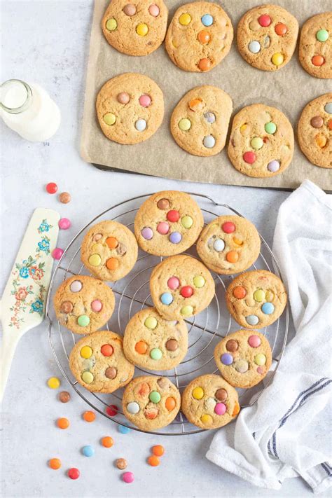 Easy Smartie Cookies Recipe - Effortless Foodie