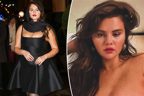 Selena Gomez nearly suffers wardrobe malfunction in strapless bra in ...