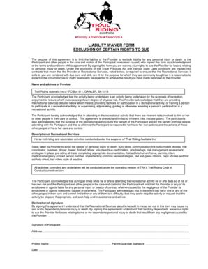personal injury waiver form Templates - Fillable & Printable Samples for PDF, Word - Page 2 ...