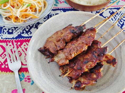 Moo Ping Recipe | Thai Grilled Pork Skewers