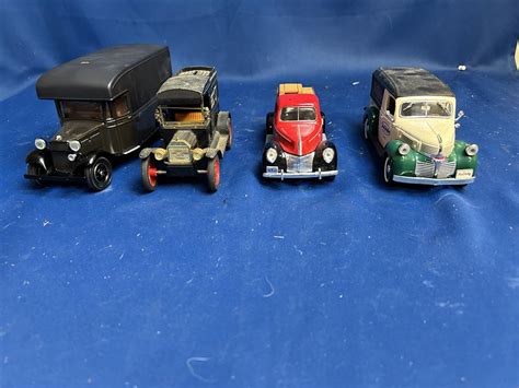 www.M37Auction.com: 4 Model Cars True Value No18-Armored Truck Services-Vintage UPS Truck ...