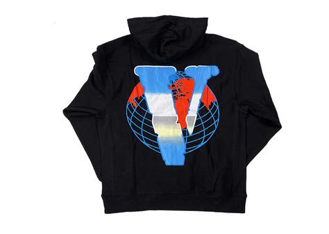 Buy Vlone x Juice Wrld Blue Planet V Hoodie Black Online in Australia | KickSTW