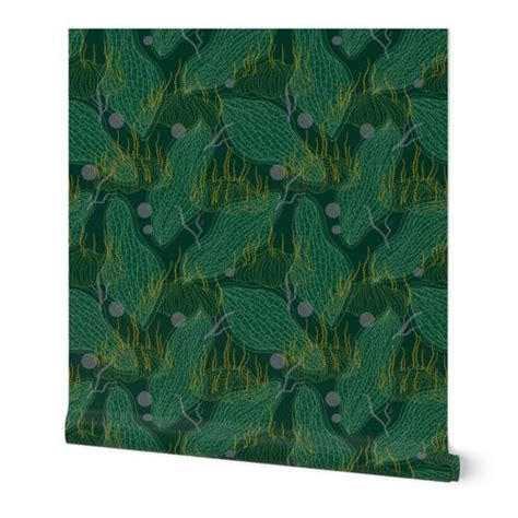 Tardigrade Habitat on Forest | Spoonflower