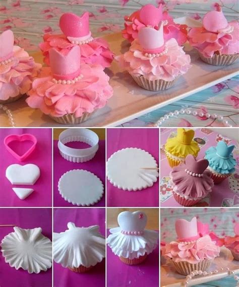 Princess cupcakes | Ballerina cupcakes, Princess cupcakes, Cupcake cakes