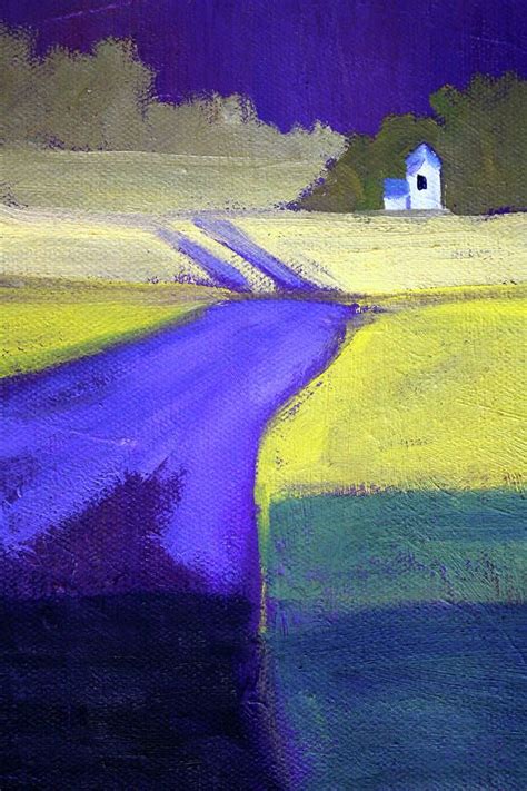 Purple Road Abstract Landscape Painting by Nancy Merkle | Abstract landscape painting, Landscape ...