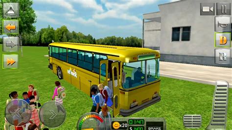 School Bus Driver 3D Simulator Android Gameplay HD #2 - YouTube