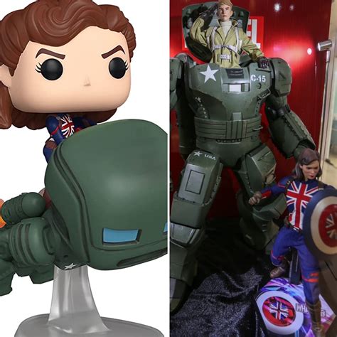 Hot Toys & Exclusive Funko POP Hydra Stomper & Captain Peggy Carter ...