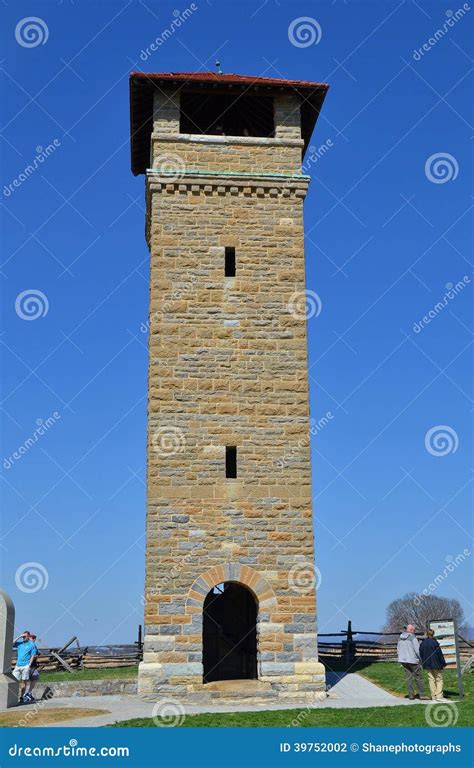 Observation Tower - Antietam National Battle Field Editorial Photography - Image of observation ...
