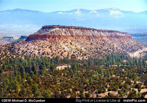 Santa Fe Mountains Picture 012 - March 21, 2016 from Los Alamos, New Mexico - mdmPix.com