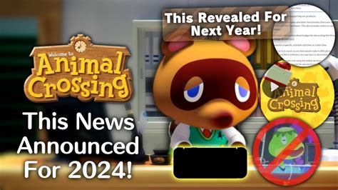 This News Announced For Animal Crossing in 2024! - YouTube