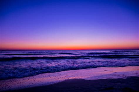 Scenic View of Ocean During Dawn · Free Stock Photo