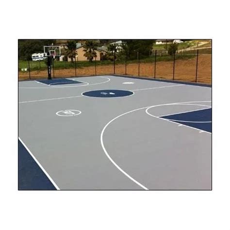 Blue Synthetic Basketball Courts, 2 Centimeter at Rs 65/square feet in ...