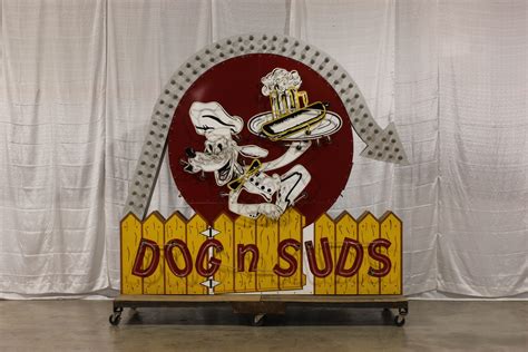 Dog N Suds 102x94x12 at The Walker Sign Collection 2015 as S58 - Mecum ...