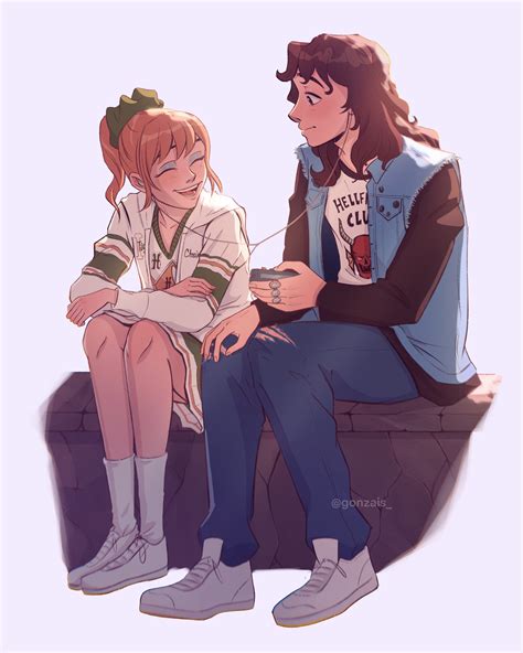 ArtStation - Chrissy and Eddie from Stranger Things