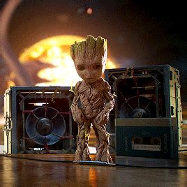 Dancing Groot Gif