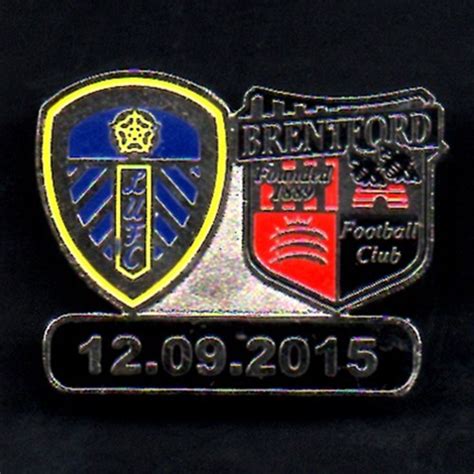 Brentford FC – Badge – v Leeds – 12-9-15 – Brentford FC Memorabilia