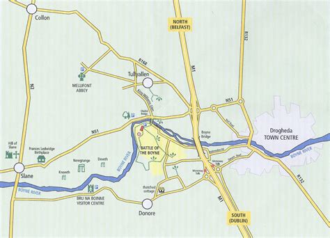 the Battle of Boyne -map | Birr, Drogheda, Family history